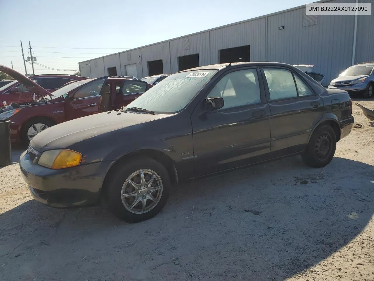 1999 Mazda Protege Dx VIN: JM1BJ222XX0127090 Lot: 76032714