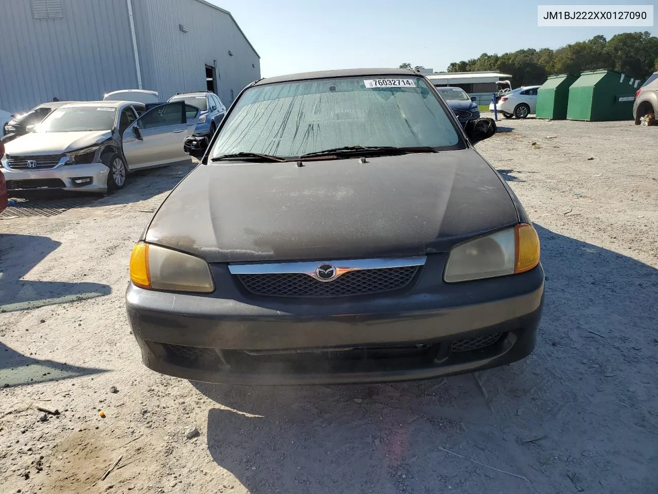 1999 Mazda Protege Dx VIN: JM1BJ222XX0127090 Lot: 76032714