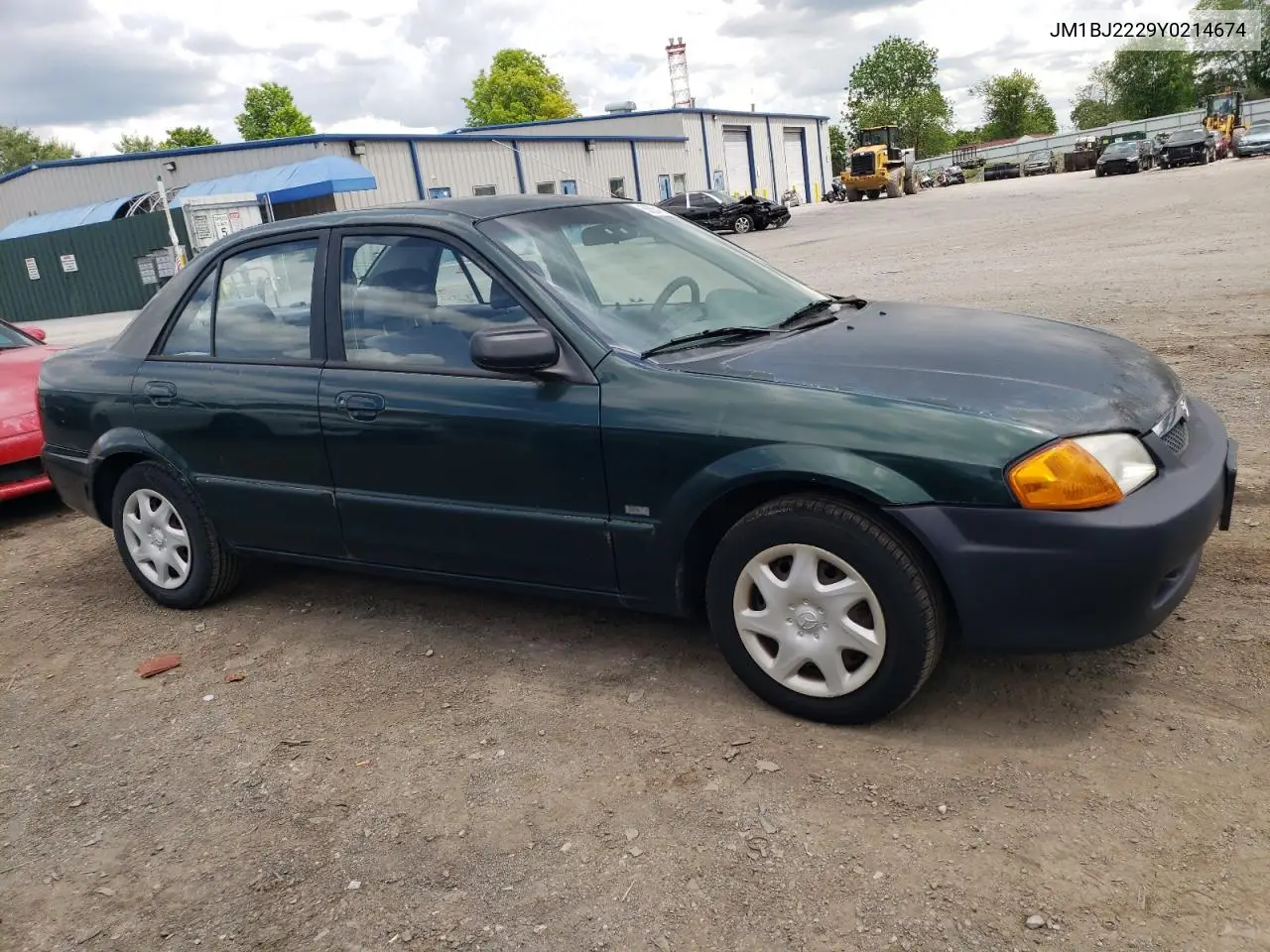 2000 Mazda Protege Dx VIN: JM1BJ2229Y0214674 Lot: 56354685