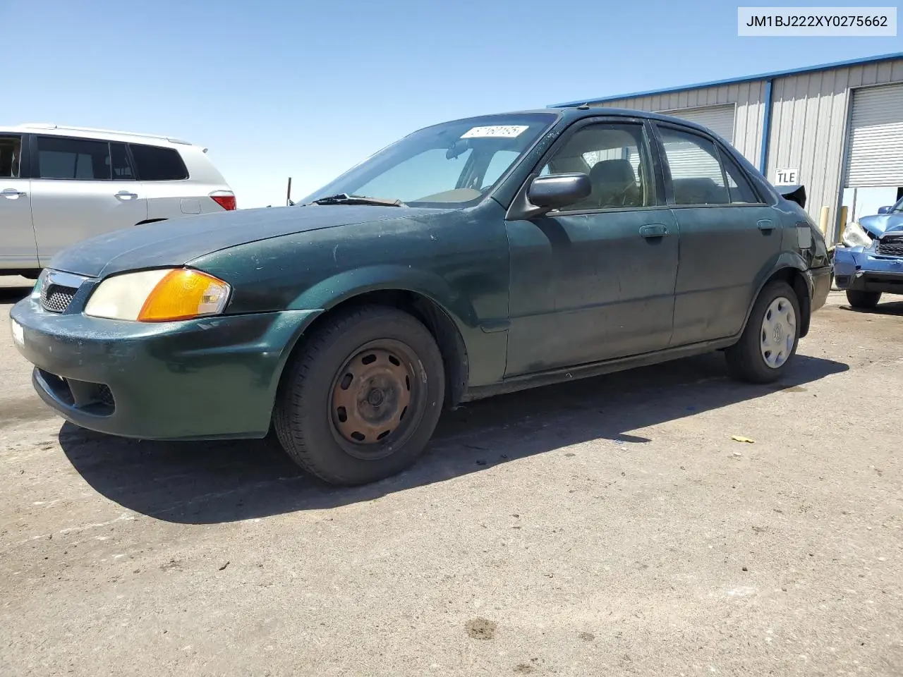 2000 Mazda Protege Dx VIN: JM1BJ222XY0275662 Lot: 57160195