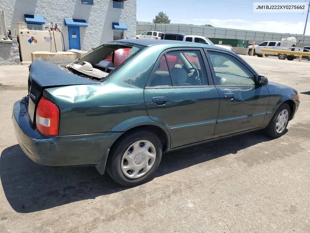 2000 Mazda Protege Dx VIN: JM1BJ222XY0275662 Lot: 57160195