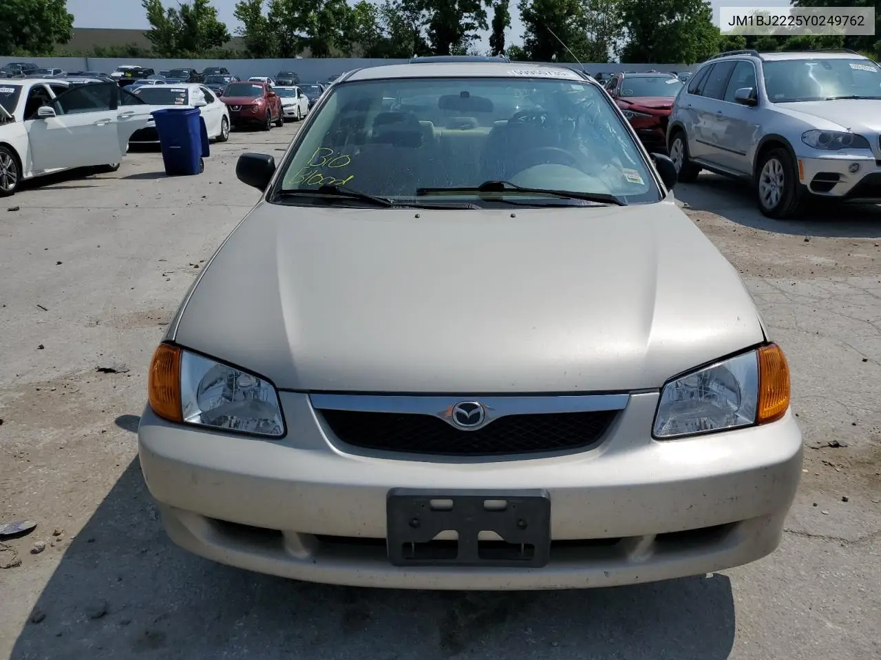 2000 Mazda Protege Dx VIN: JM1BJ2225Y0249762 Lot: 59950735