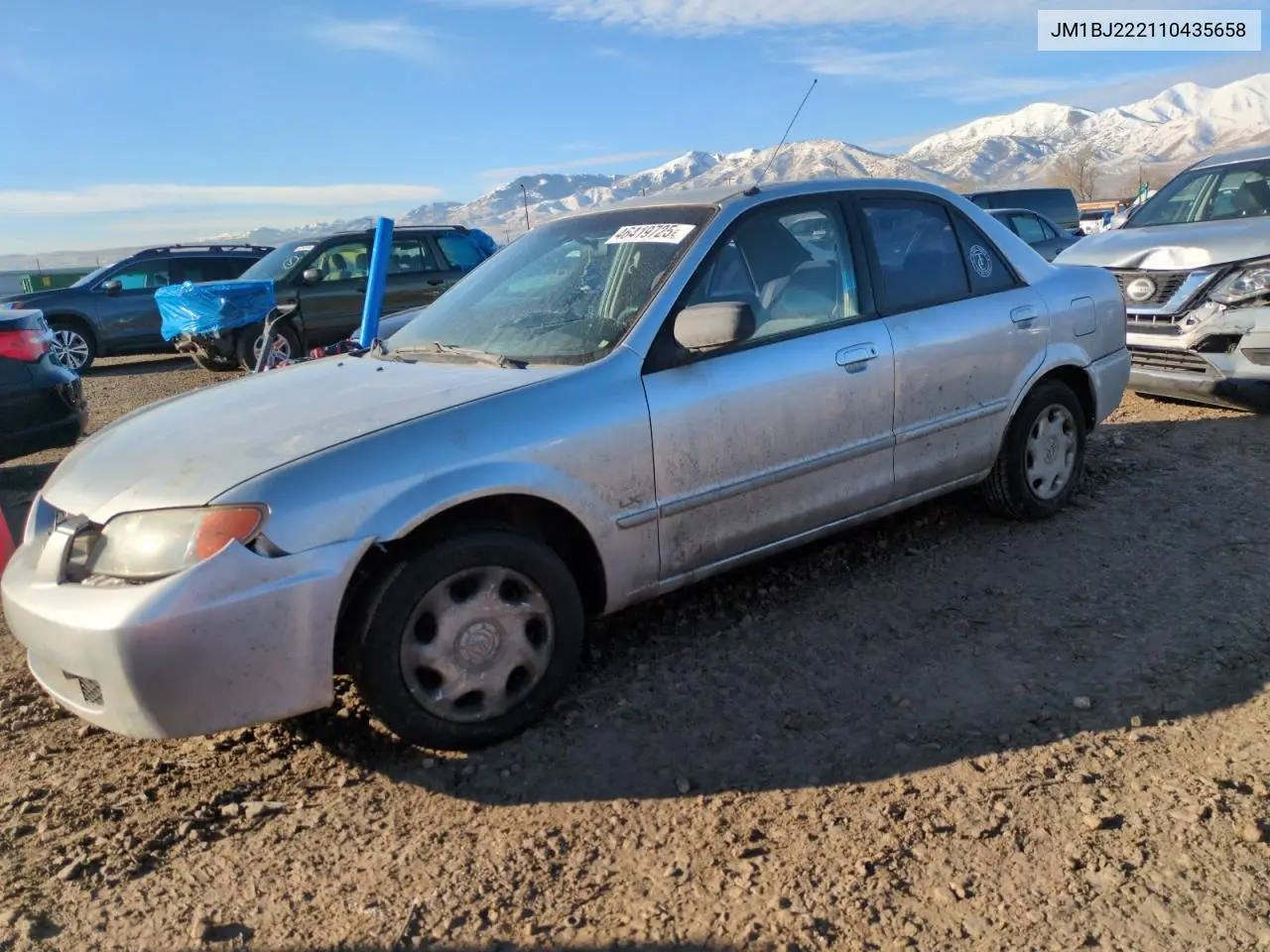 2001 Mazda Protege Dx VIN: JM1BJ222110435658 Lot: 46419725
