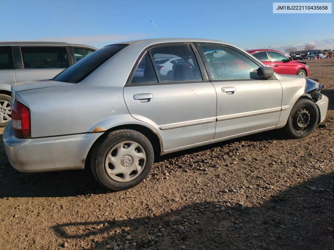 2001 Mazda Protege Dx VIN: JM1BJ222110435658 Lot: 46419725