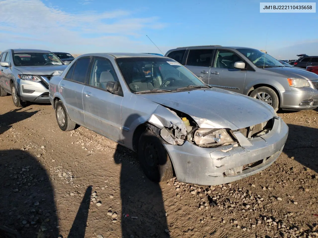2001 Mazda Protege Dx VIN: JM1BJ222110435658 Lot: 46419725