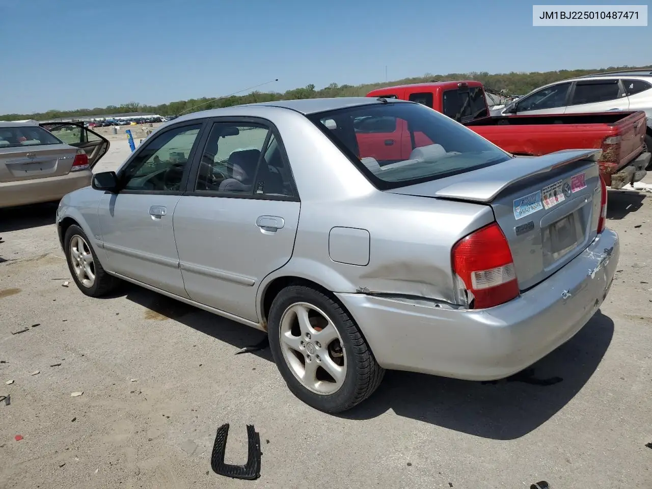 2001 Mazda Protege Lx VIN: JM1BJ225010487471 Lot: 53898575