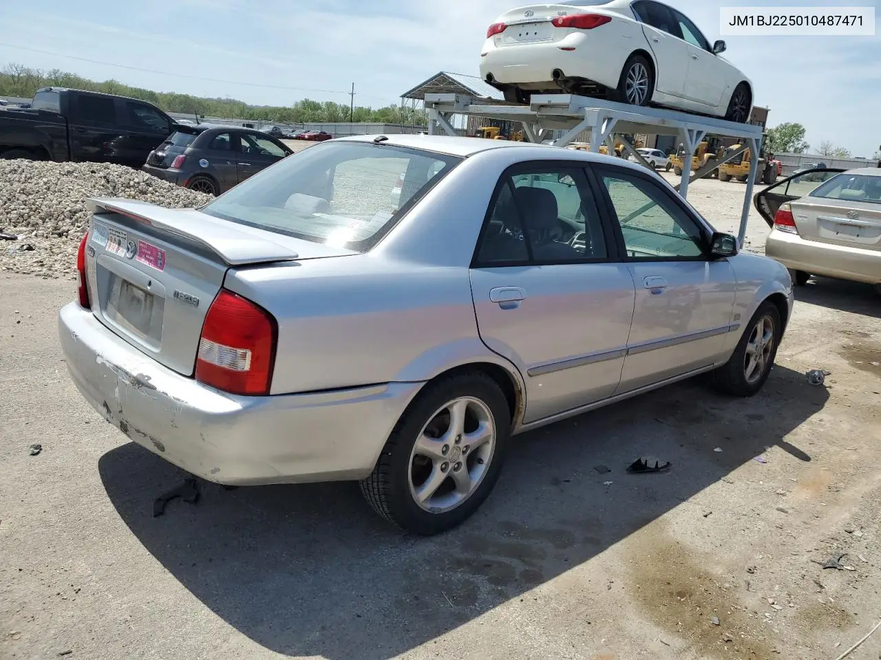 2001 Mazda Protege Lx VIN: JM1BJ225010487471 Lot: 53898575