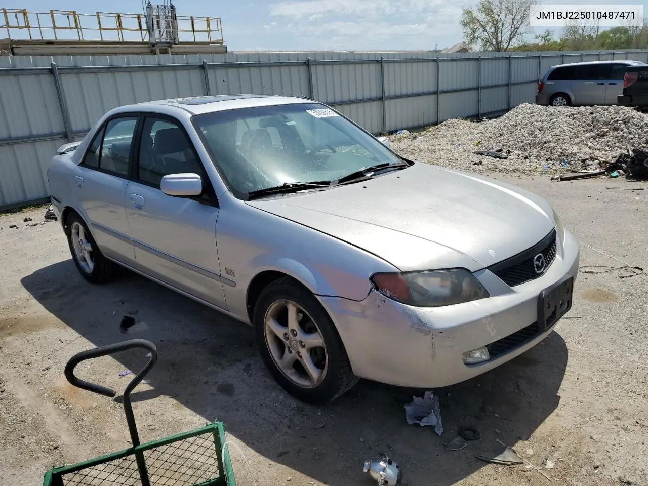 2001 Mazda Protege Lx VIN: JM1BJ225010487471 Lot: 53898575
