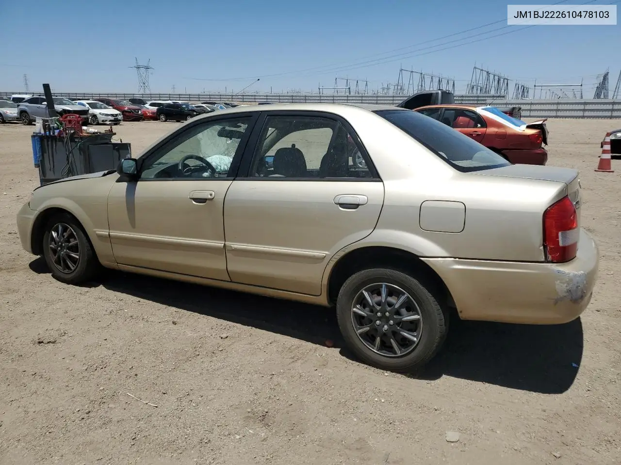 2001 Mazda Protege Dx VIN: JM1BJ222610478103 Lot: 61644785
