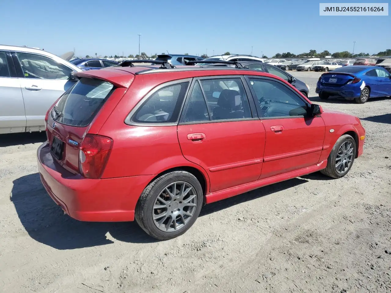 2002 Mazda Protege Pr5 VIN: JM1BJ245521616264 Lot: 45679705