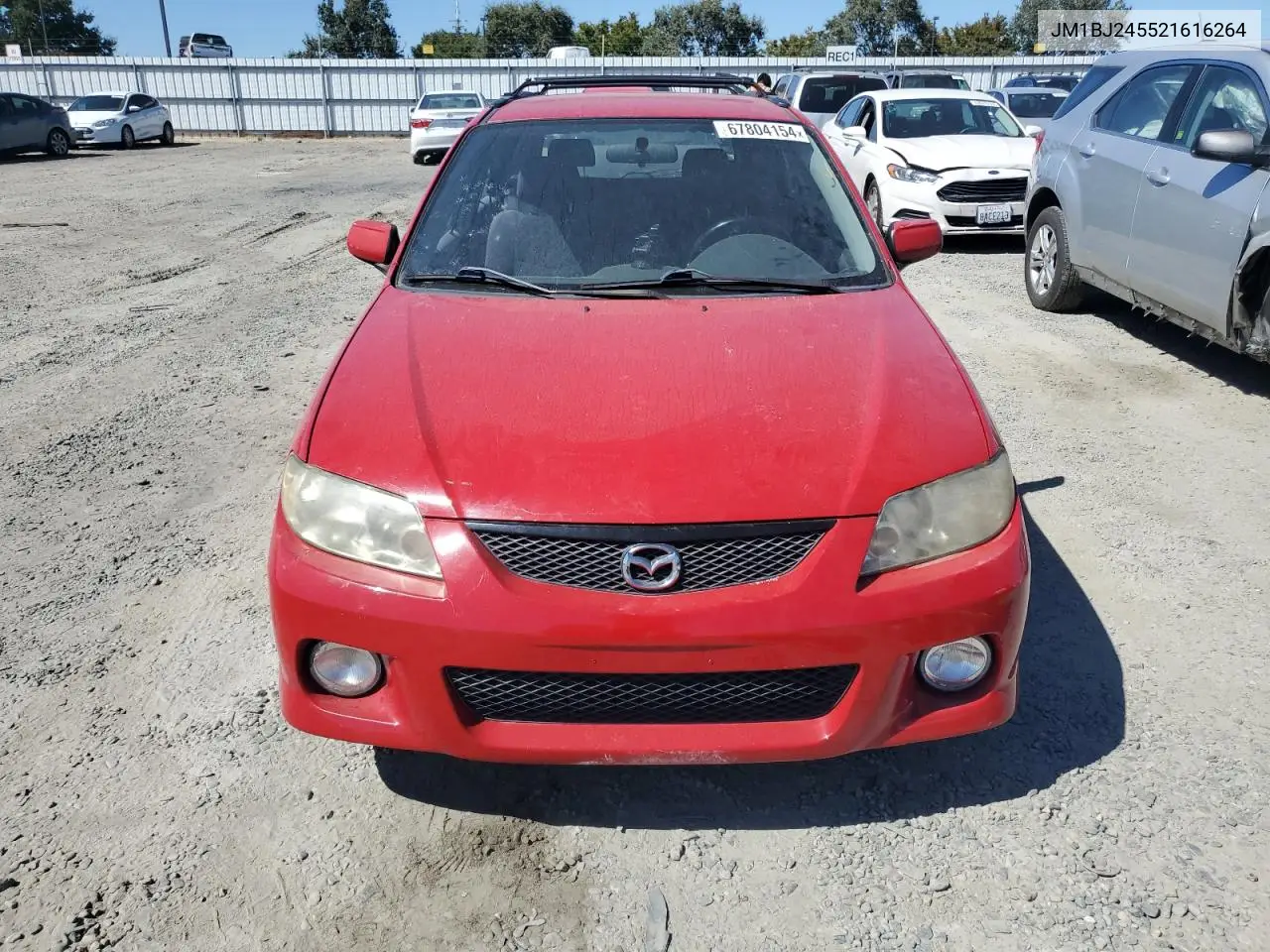 2002 Mazda Protege Pr5 VIN: JM1BJ245521616264 Lot: 45679705