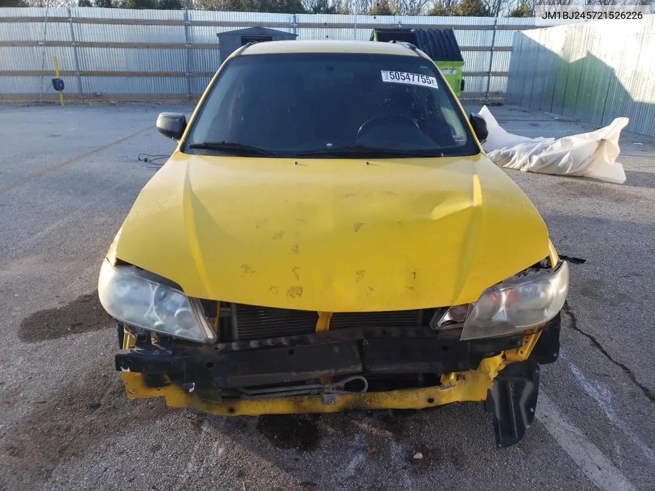 2002 Mazda Protege Pr5 VIN: JM1BJ245721526226 Lot: 50547755