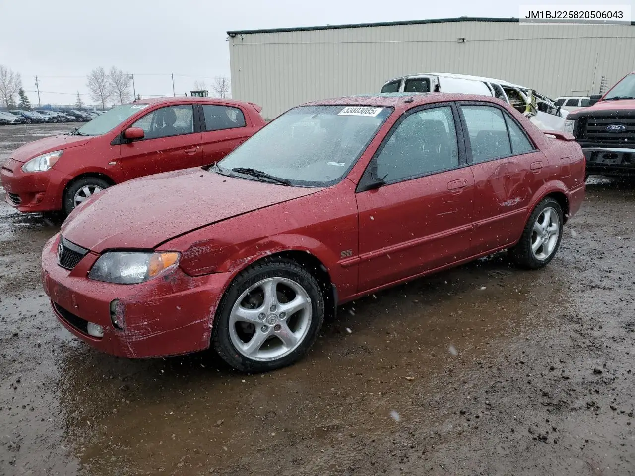 2002 Mazda Protege Dx VIN: JM1BJ225820506043 Lot: 53803085