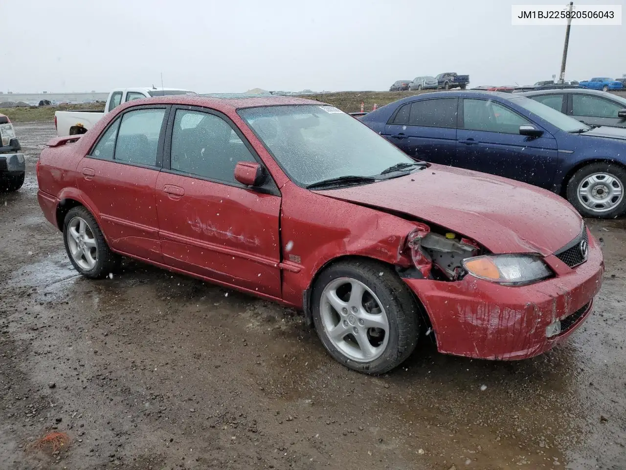 2002 Mazda Protege Dx VIN: JM1BJ225820506043 Lot: 53803085