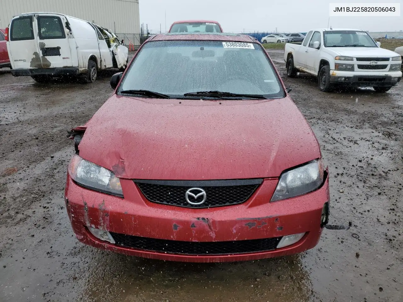 2002 Mazda Protege Dx VIN: JM1BJ225820506043 Lot: 53803085