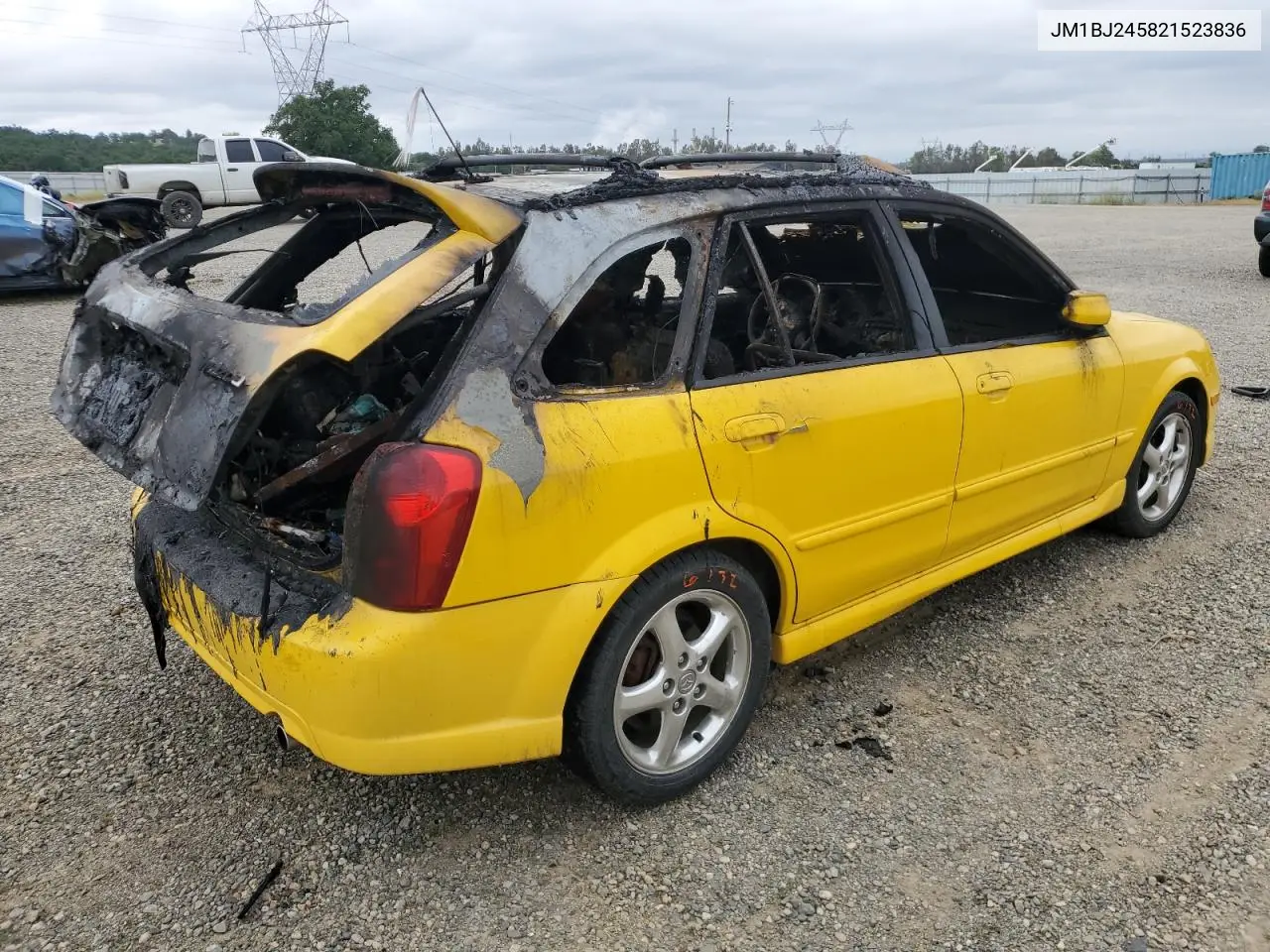 2002 Mazda Protege Pr5 VIN: JM1BJ245821523836 Lot: 54591765