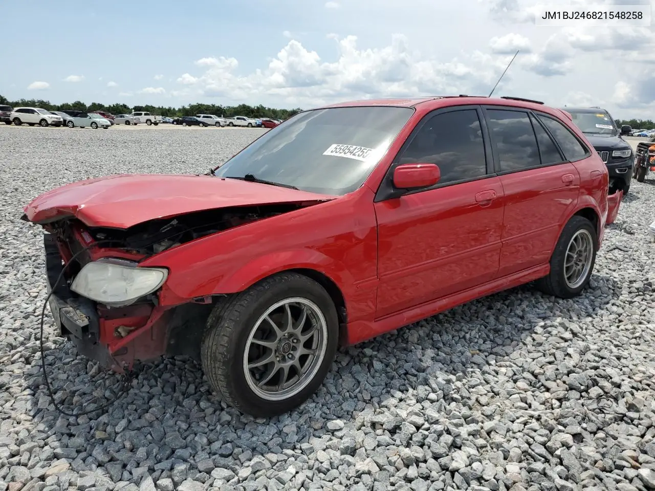2002 Mazda Protege Pr5 VIN: JM1BJ246821548258 Lot: 55954255