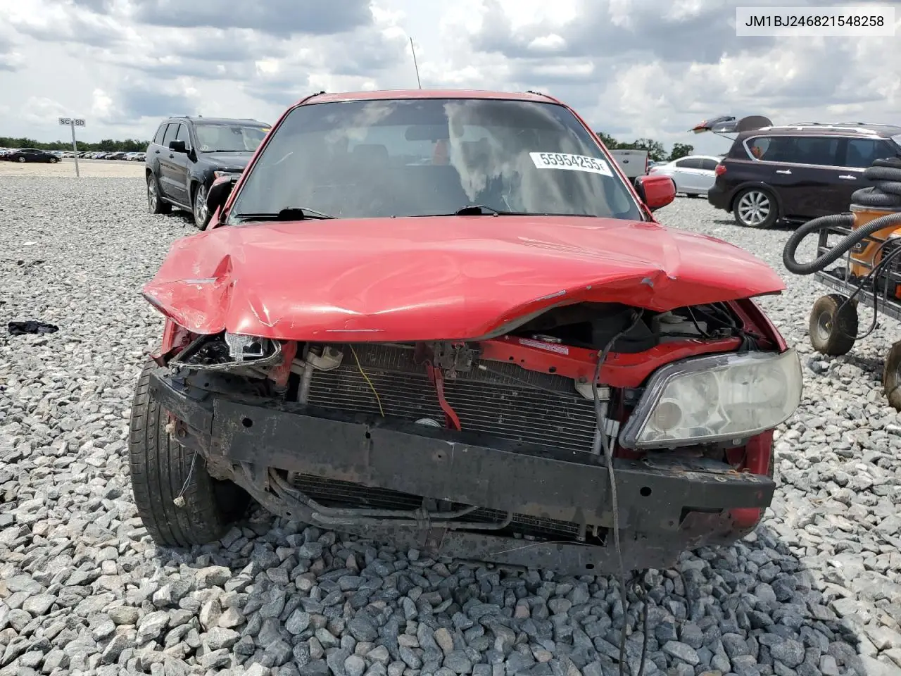 2002 Mazda Protege Pr5 VIN: JM1BJ246821548258 Lot: 55954255