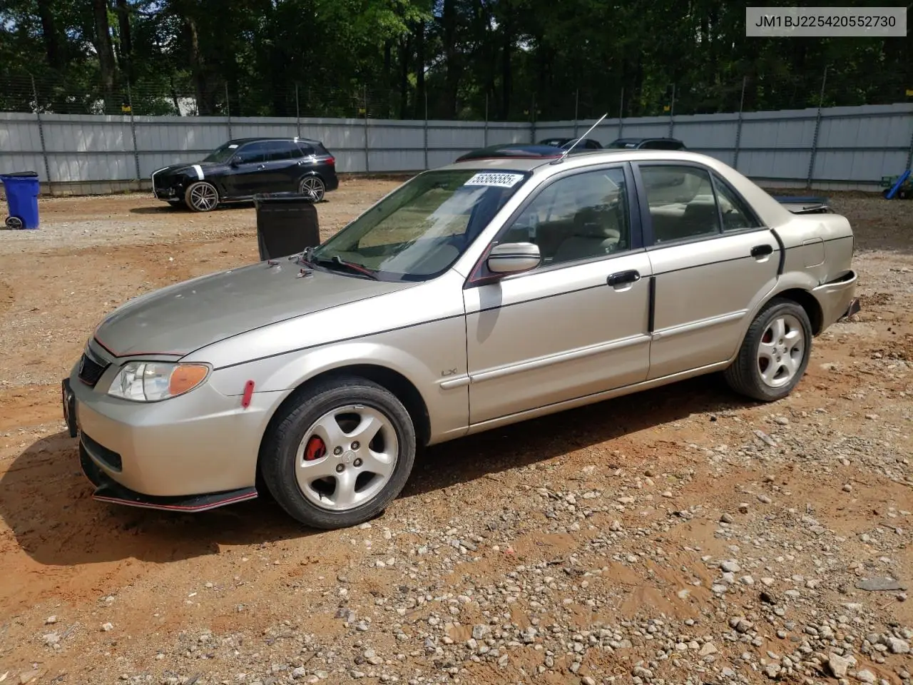 2002 Mazda Protege Dx VIN: JM1BJ225420552730 Lot: 56366585