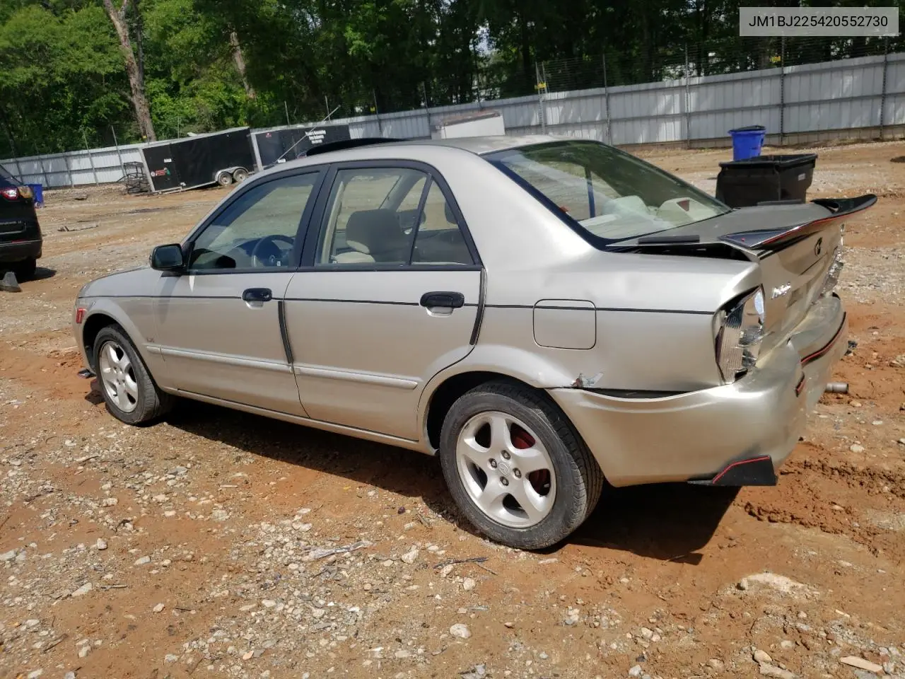 2002 Mazda Protege Dx VIN: JM1BJ225420552730 Lot: 56366585