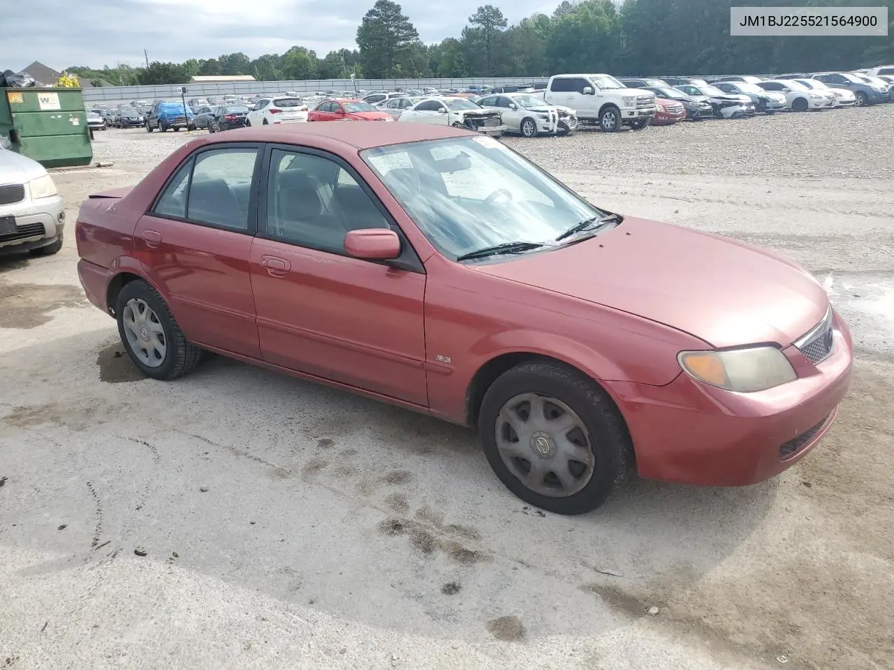 2002 Mazda Protege Dx VIN: JM1BJ225521564900 Lot: 56835065
