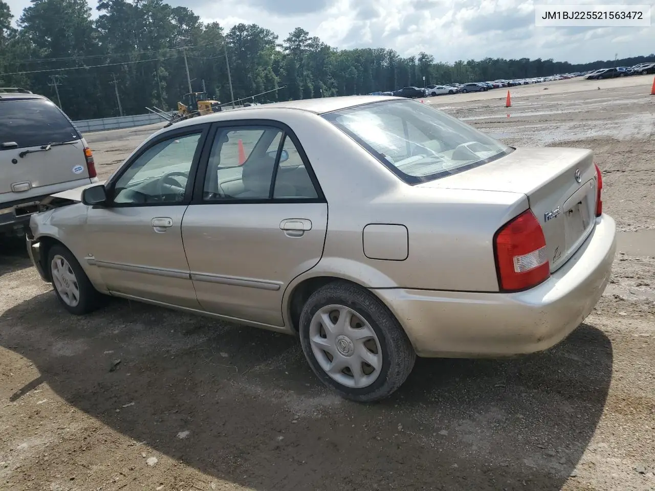 2002 Mazda Protege Dx VIN: JM1BJ225521563472 Lot: 60434555