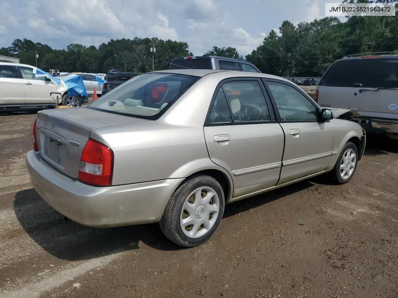 2002 Mazda Protege Dx VIN: JM1BJ225521563472 Lot: 60434555
