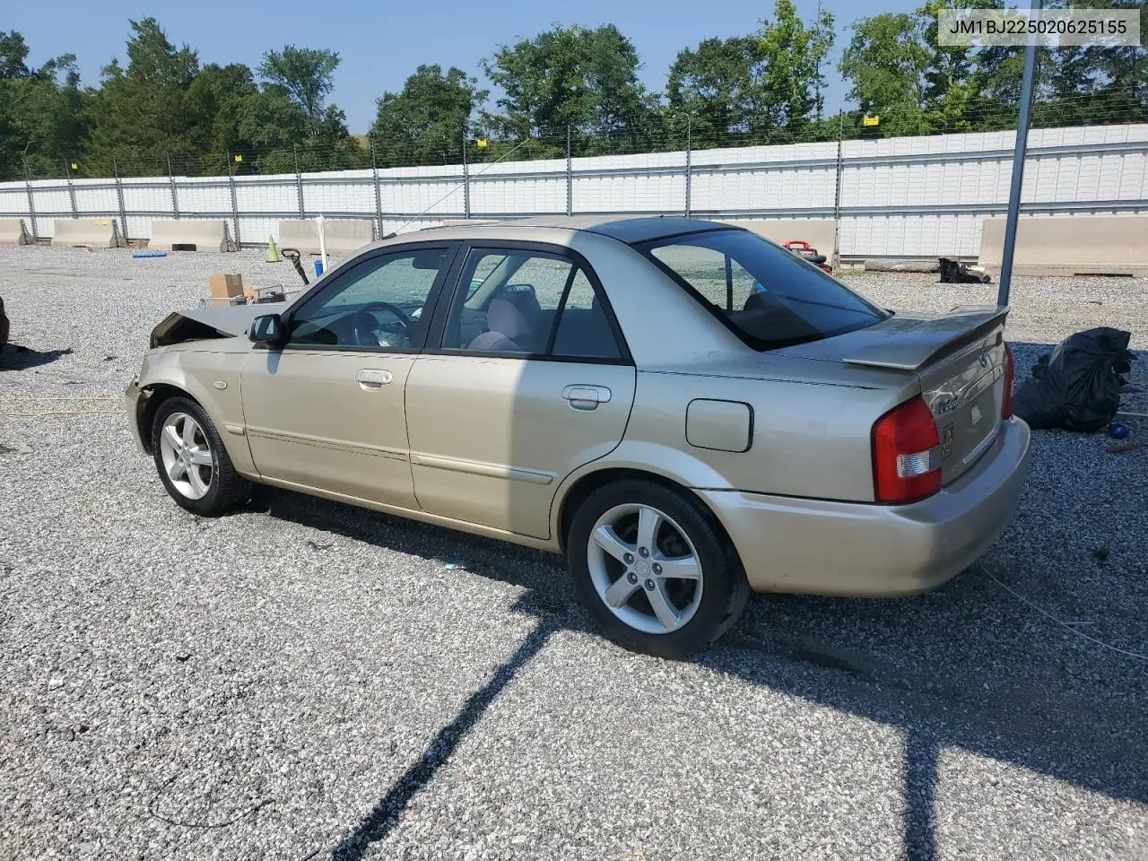 2002 Mazda Protege Dx VIN: JM1BJ225020625155 Lot: 63469095