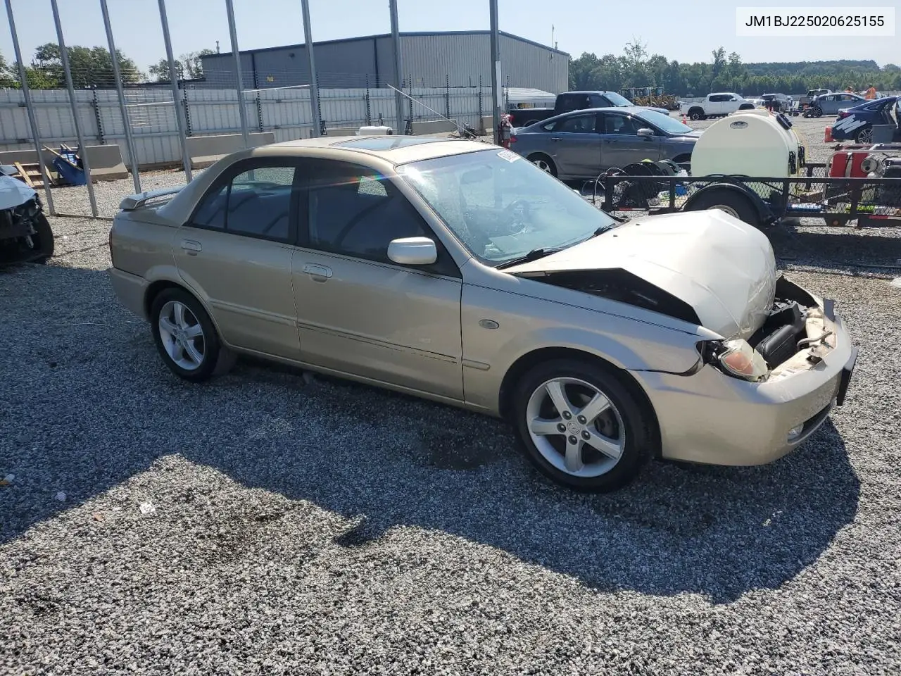 2002 Mazda Protege Dx VIN: JM1BJ225020625155 Lot: 63469095
