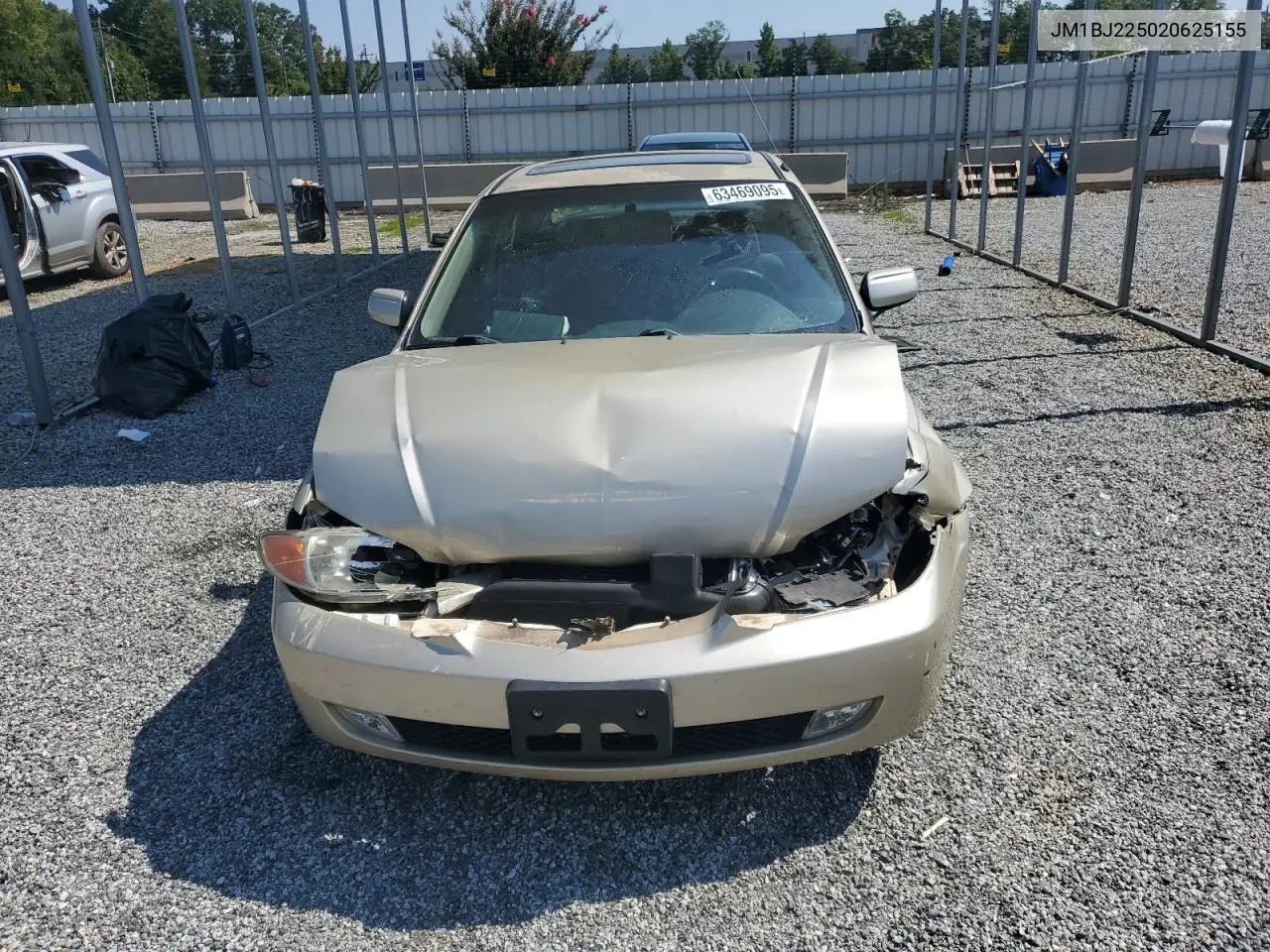 2002 Mazda Protege Dx VIN: JM1BJ225020625155 Lot: 63469095