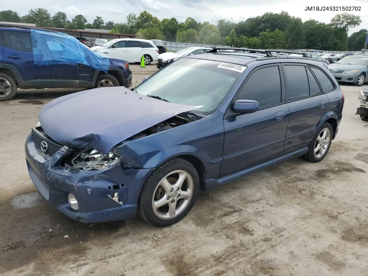 2002 Mazda Protege Pr5 VIN: JM1BJ245321502702 Lot: 64486415