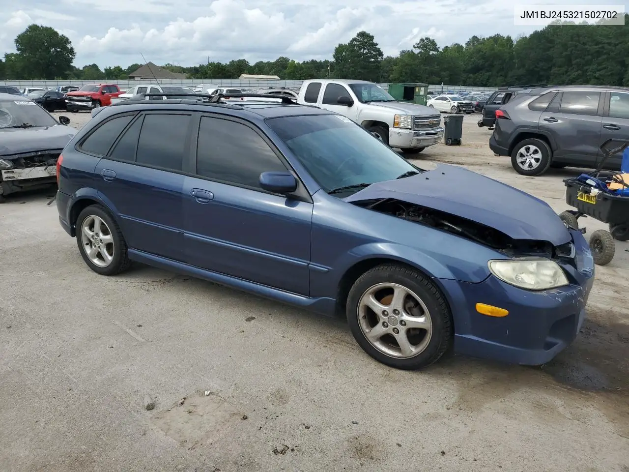 2002 Mazda Protege Pr5 VIN: JM1BJ245321502702 Lot: 64486415