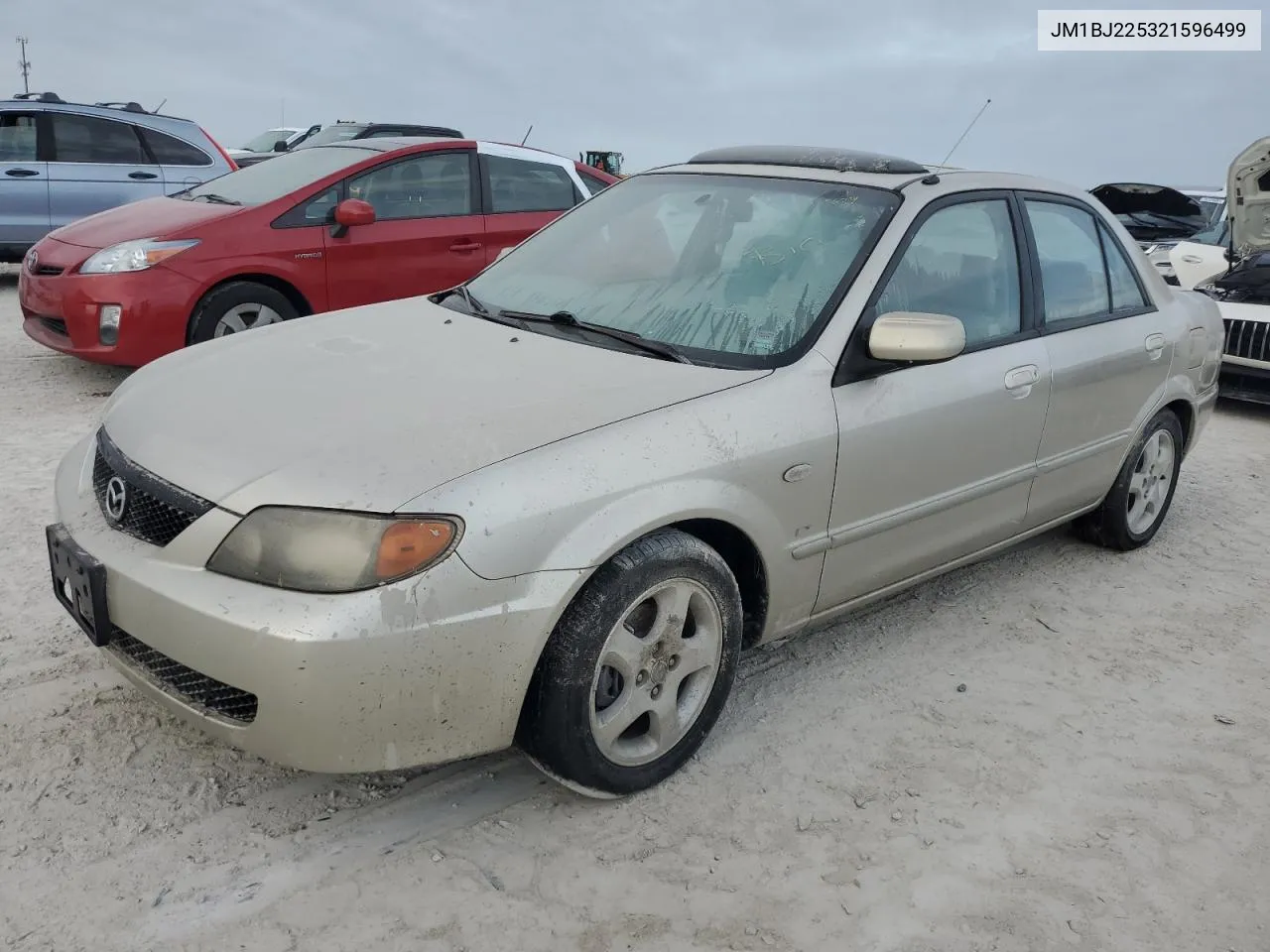 2002 Mazda Protege Dx VIN: JM1BJ225321596499 Lot: 76656714
