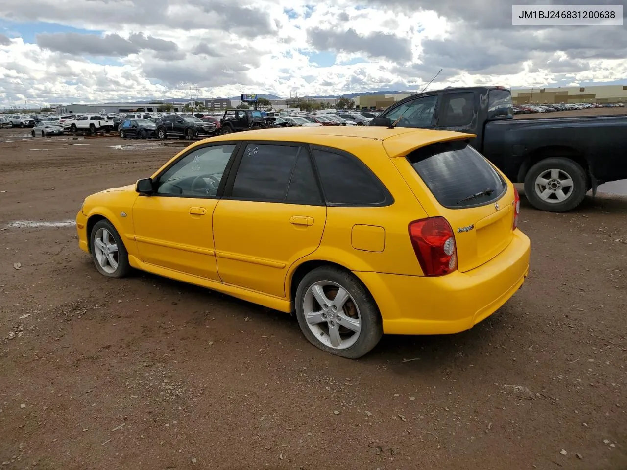 2003 Mazda Protege Pr5 VIN: JM1BJ246831200638 Lot: 43215515