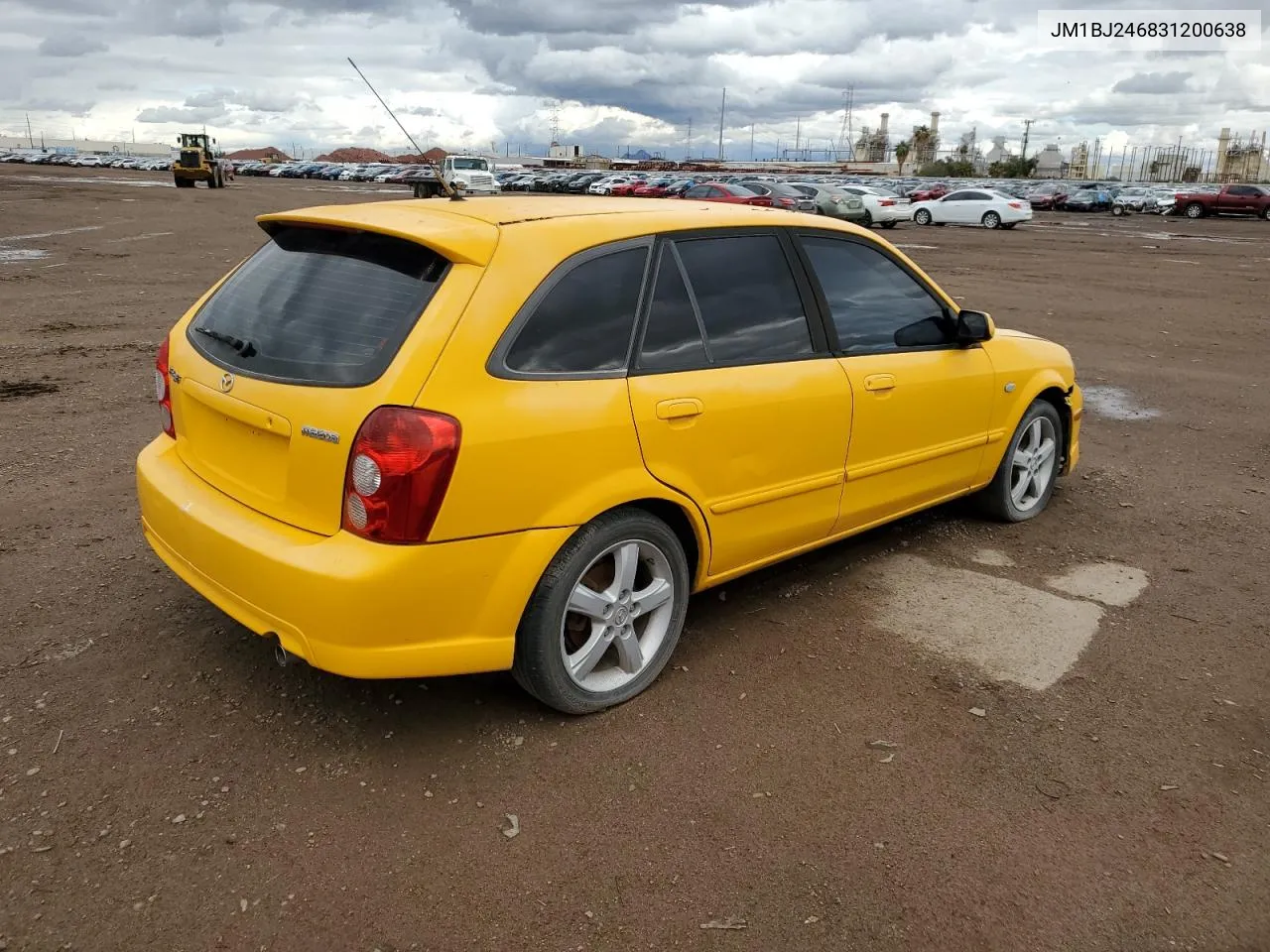2003 Mazda Protege Pr5 VIN: JM1BJ246831200638 Lot: 43215515