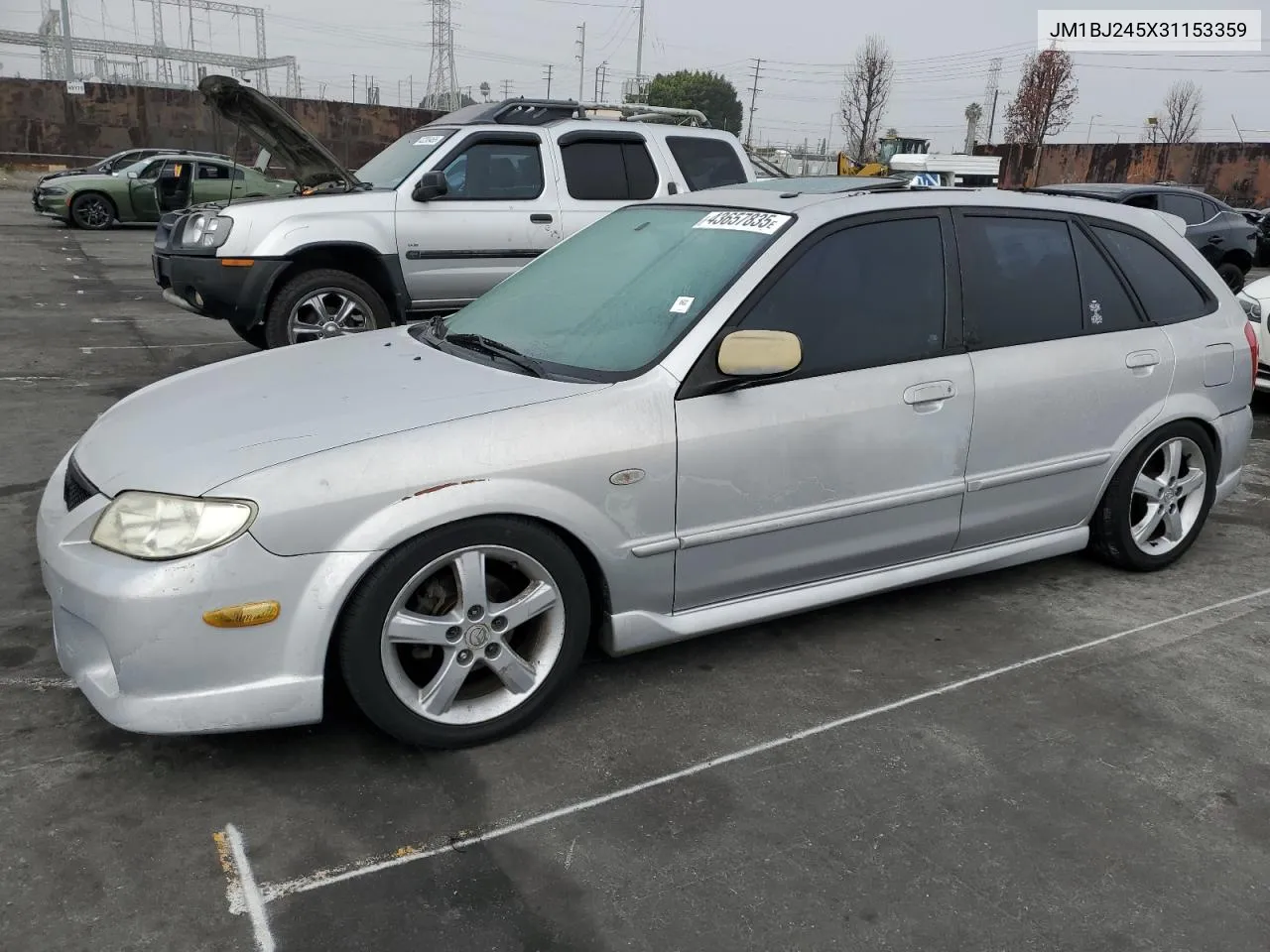 2003 Mazda Protege Pr5 VIN: JM1BJ245X31153359 Lot: 43657835