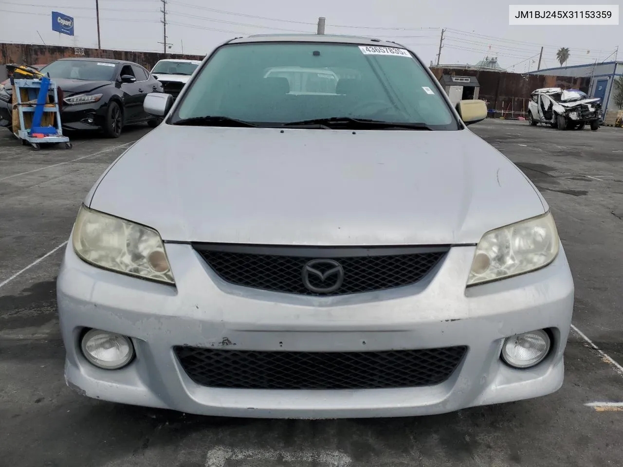 2003 Mazda Protege Pr5 VIN: JM1BJ245X31153359 Lot: 43657835