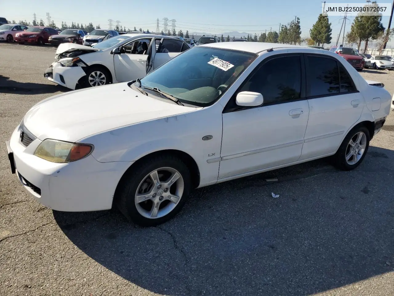 2003 Mazda Protege Dx VIN: JM1BJ225030172057 Lot: 49771925
