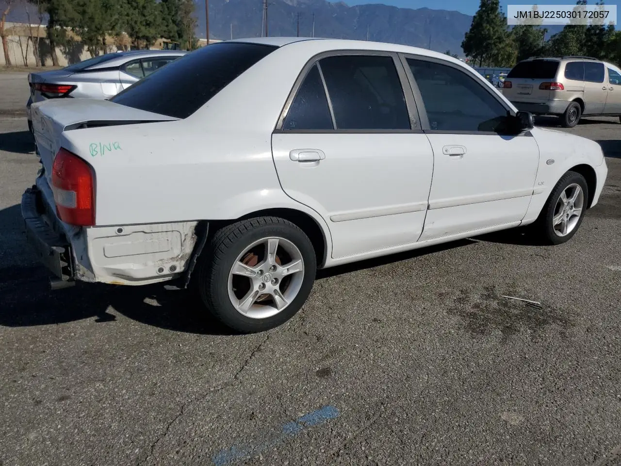 2003 Mazda Protege Dx VIN: JM1BJ225030172057 Lot: 49771925