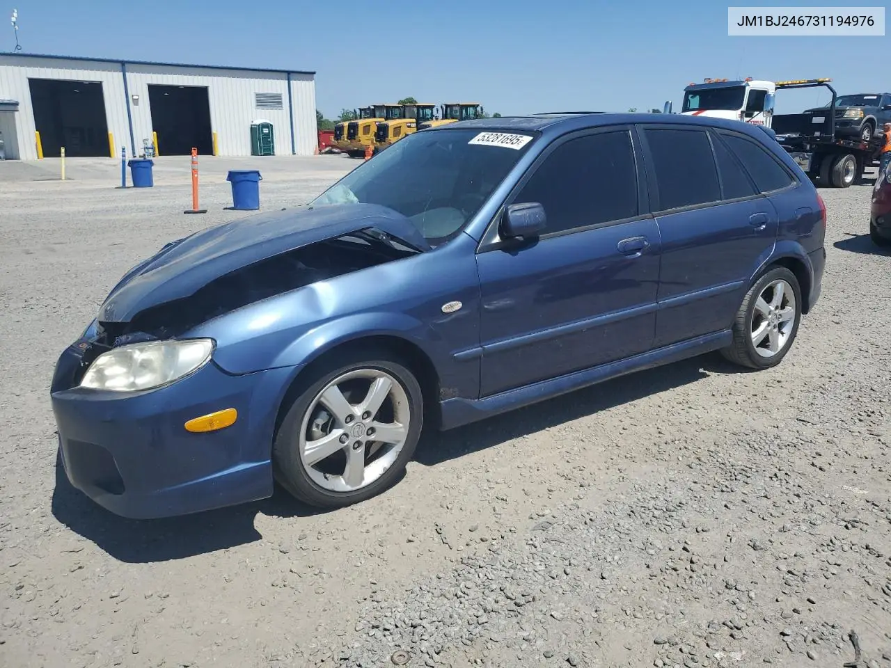 2003 Mazda Protege Pr5 VIN: JM1BJ246731194976 Lot: 53281695