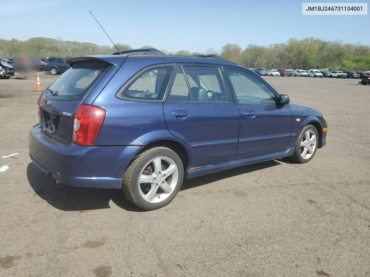 2003 Mazda Protege Pr5 VIN: JM1BJ246731104001 Lot: 54960435