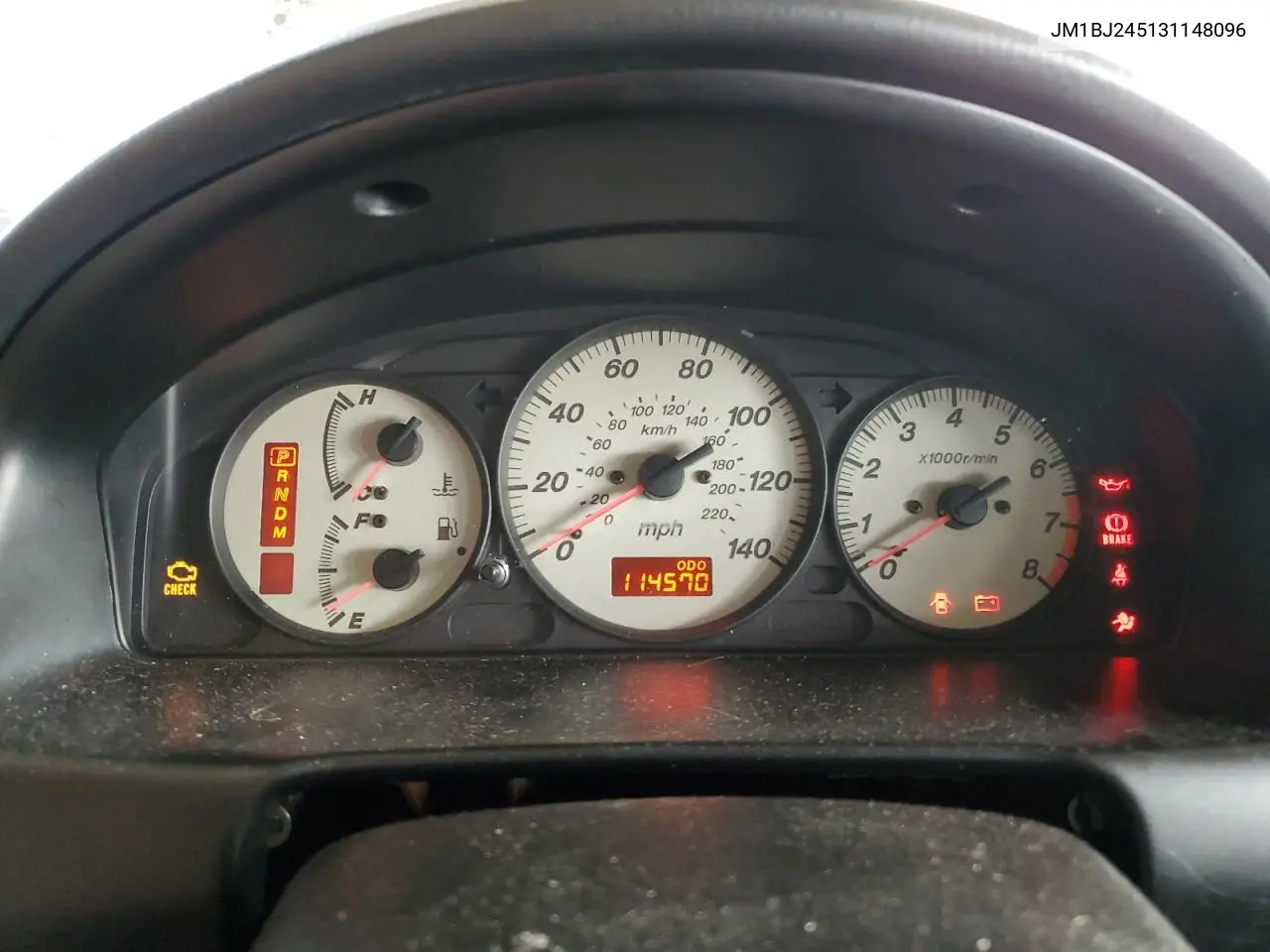 2003 Mazda Protege Pr5 VIN: JM1BJ245131148096 Lot: 56679905