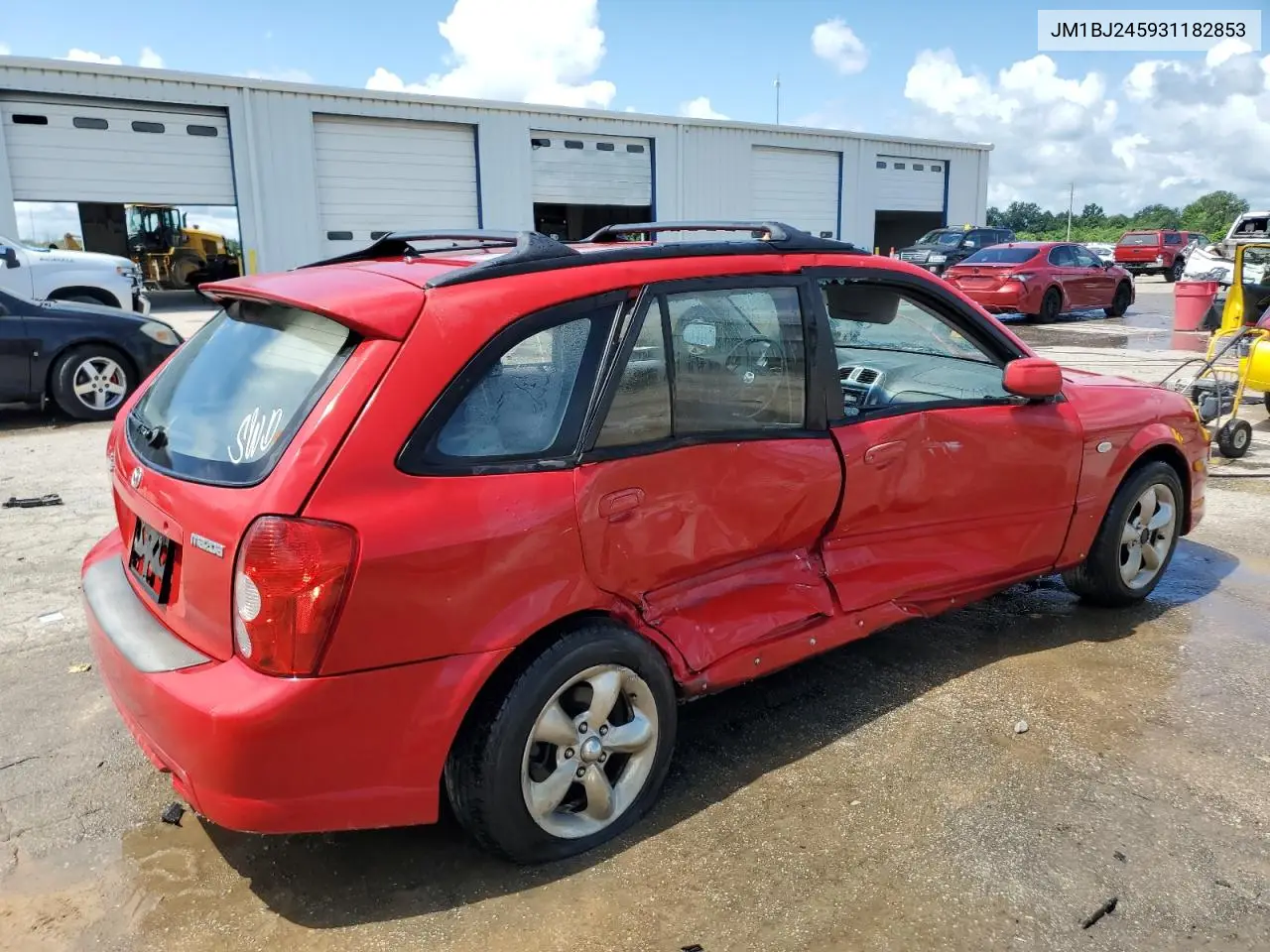 2003 Mazda Protege Pr5 VIN: JM1BJ245931182853 Lot: 59587505