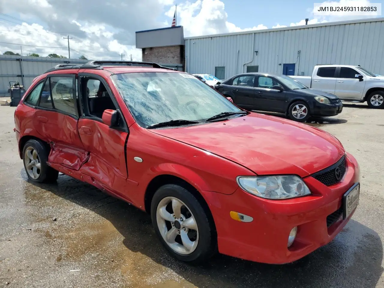 2003 Mazda Protege Pr5 VIN: JM1BJ245931182853 Lot: 59587505
