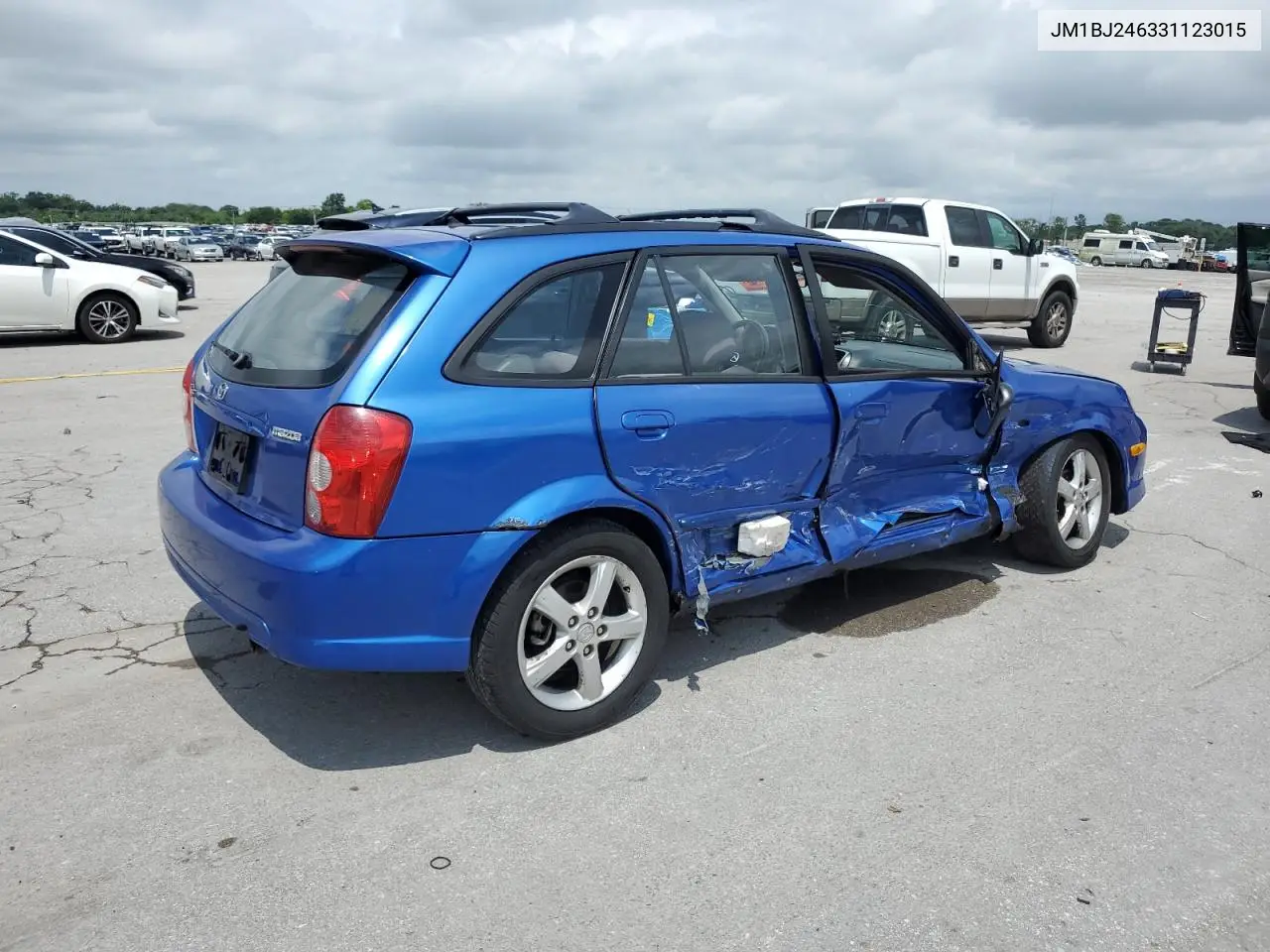2003 Mazda Protege Pr5 VIN: JM1BJ246331123015 Lot: 60928465