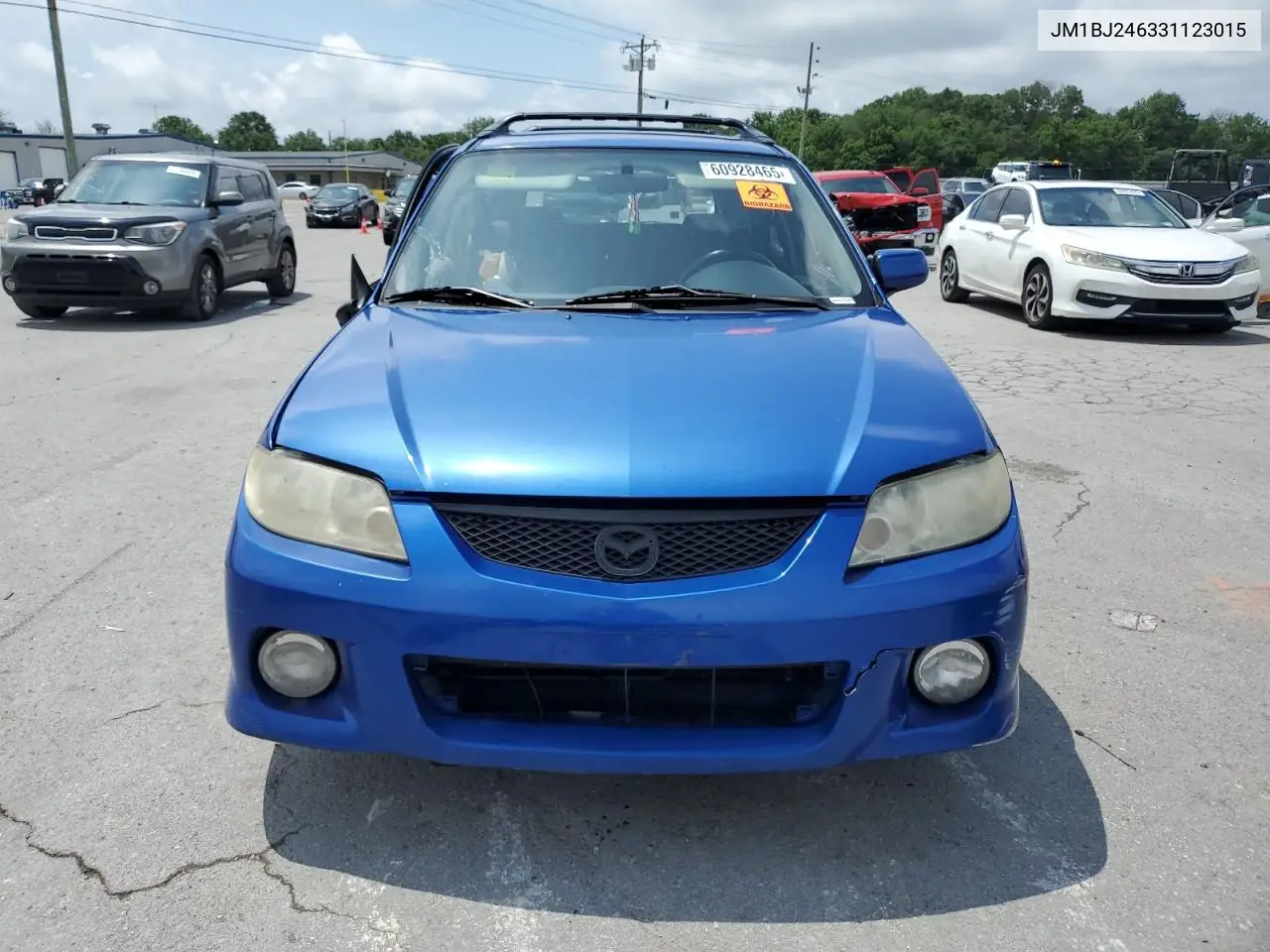 2003 Mazda Protege Pr5 VIN: JM1BJ246331123015 Lot: 60928465