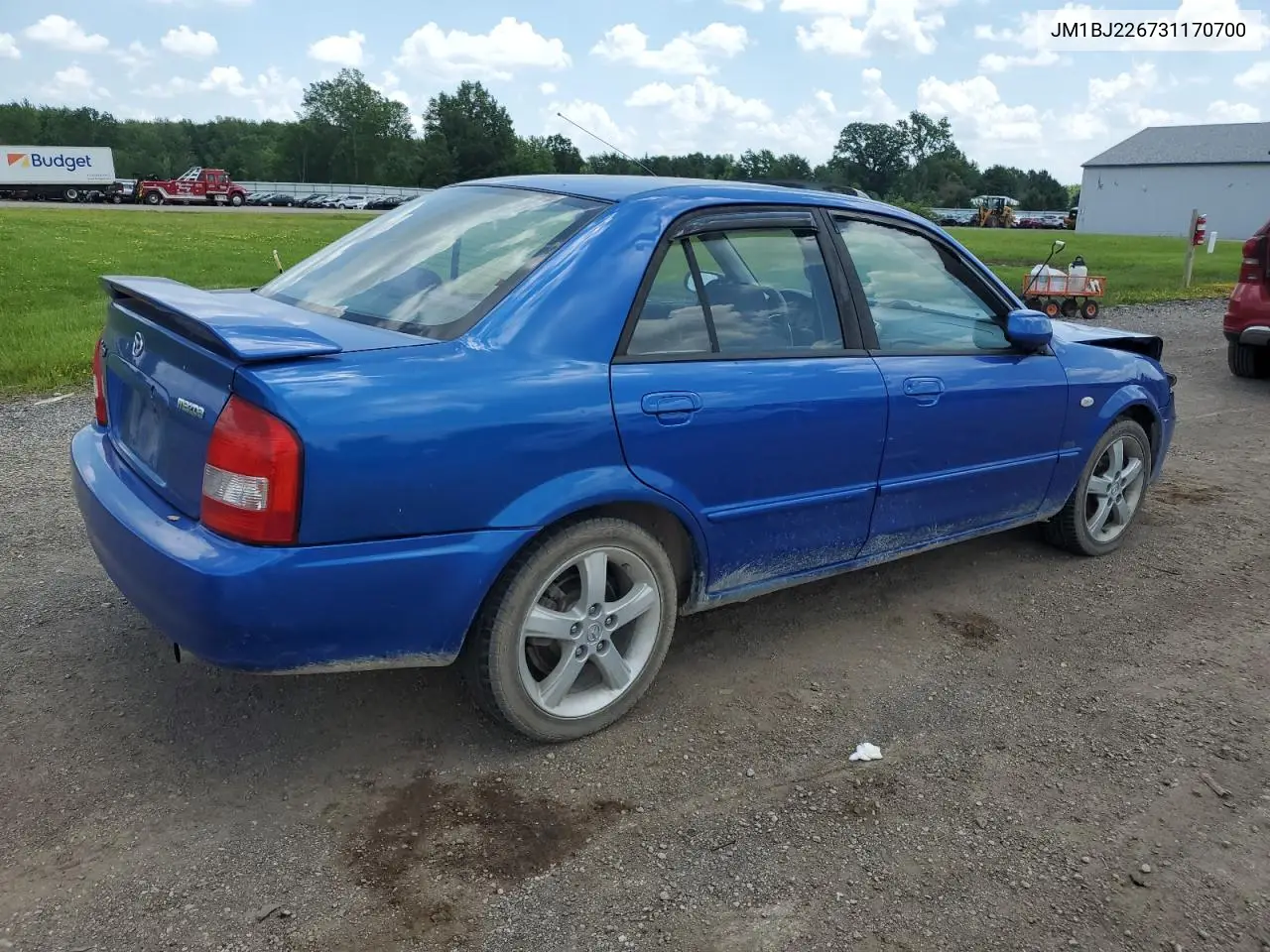 2003 Mazda Protege Dx VIN: JM1BJ226731170700 Lot: 62024475