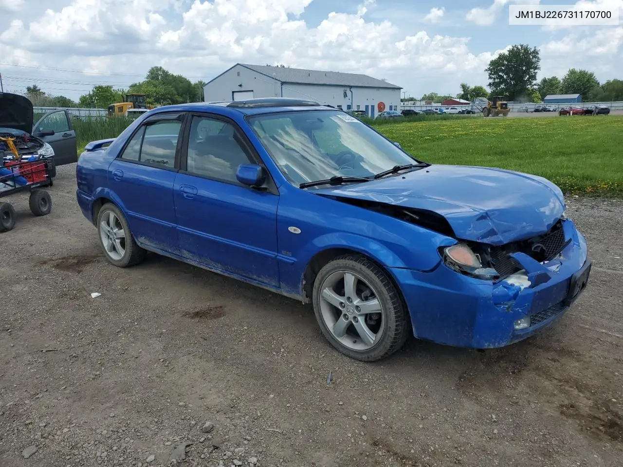 2003 Mazda Protege Dx VIN: JM1BJ226731170700 Lot: 62024475