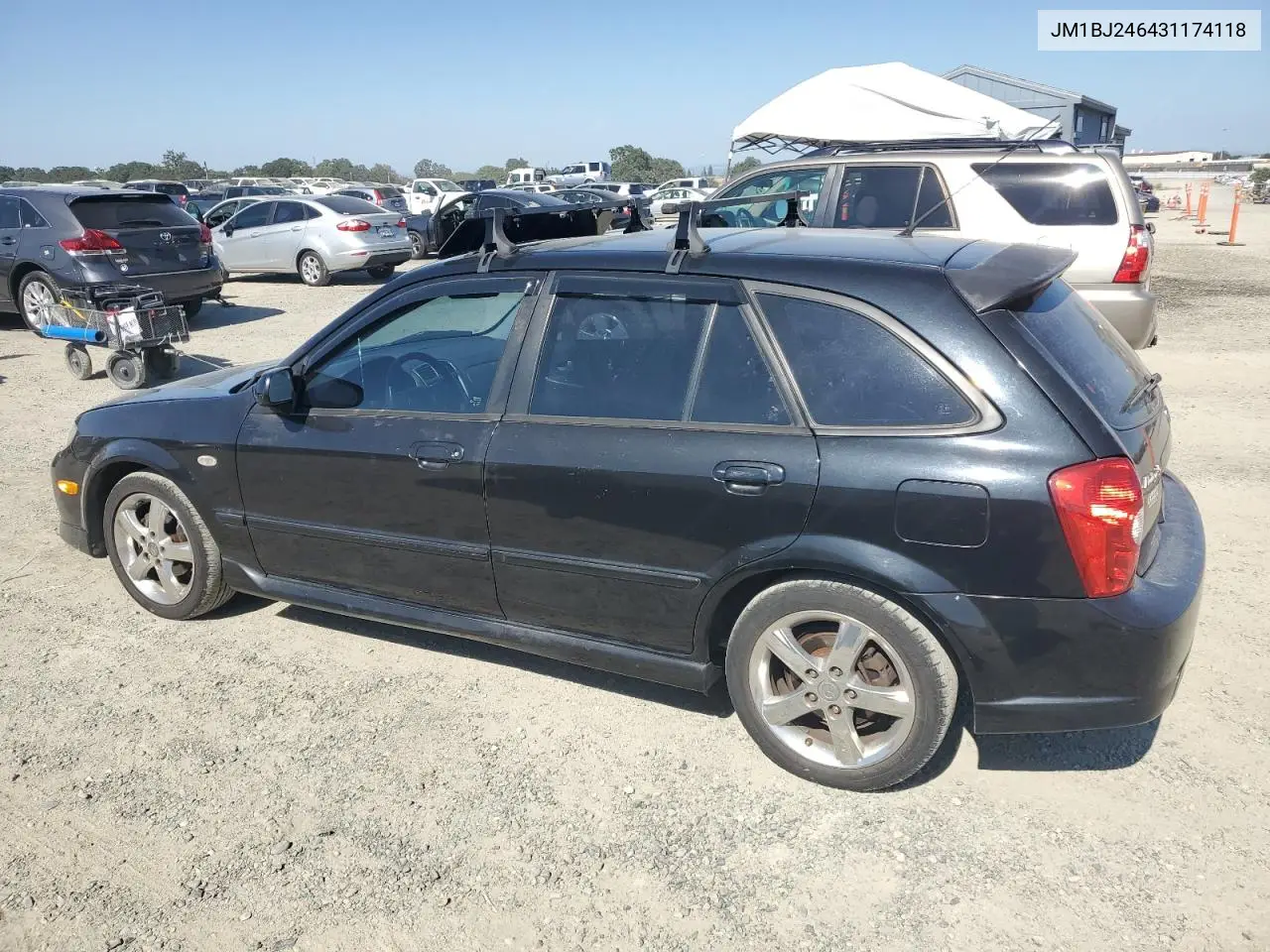 2003 Mazda Protege Pr5 VIN: JM1BJ246431174118 Lot: 62394665