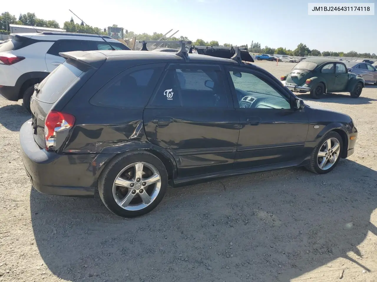 2003 Mazda Protege Pr5 VIN: JM1BJ246431174118 Lot: 62394665